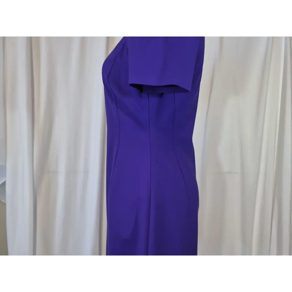 Theory Good Wool Princess Seam Sheath Mini Dress US 2 - Picture 6 of 9